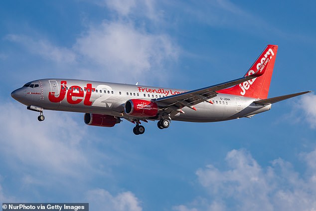 On the rise: Shares in London-listed Jet2 have risen sharply over the past year