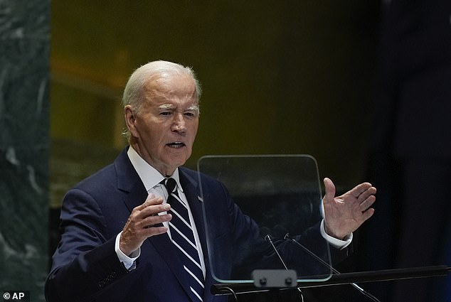 President Joe Biden spoke at the UN on Tuesday about the chaotic US withdrawal from Afghanistan