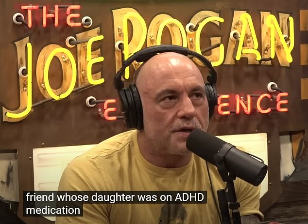 Joe Rogan suggested during the episode that there was no need to take medication if you were diagnosed with ADHD