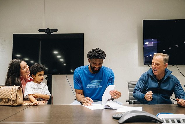 Joel Embiid has agreed to a new three-year, $193 million extension with the Philadelphia 76ers