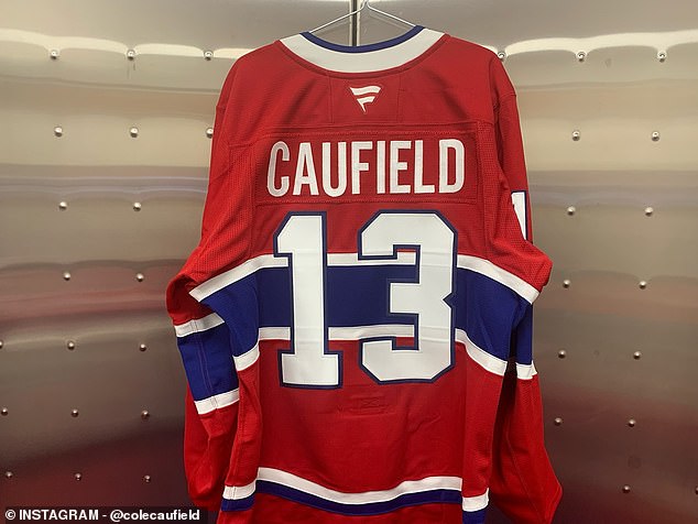 Canadiens star Cole Caufield changes his jersey number to 13 in honour of Johnny Gaudreau