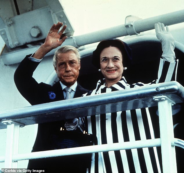 Edward became a royal outcast in December 1936, when he gave up the throne after just 11 months to marry American divorcé Wallis Simpson. Above: The couple arrive in Britain for a visit as guests of the Queen in 1967.