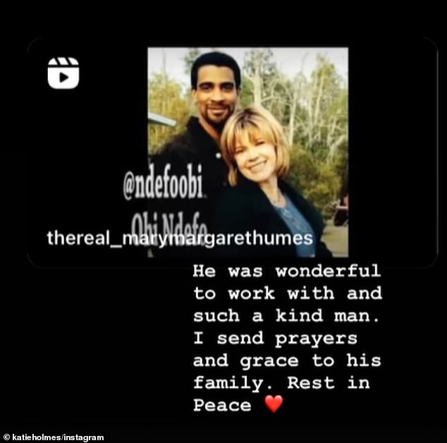 The actress posted a photo on Instagram Stories, where she reshared a photo of her co-star Mary-Margaret Humes, 70. She wrote: 