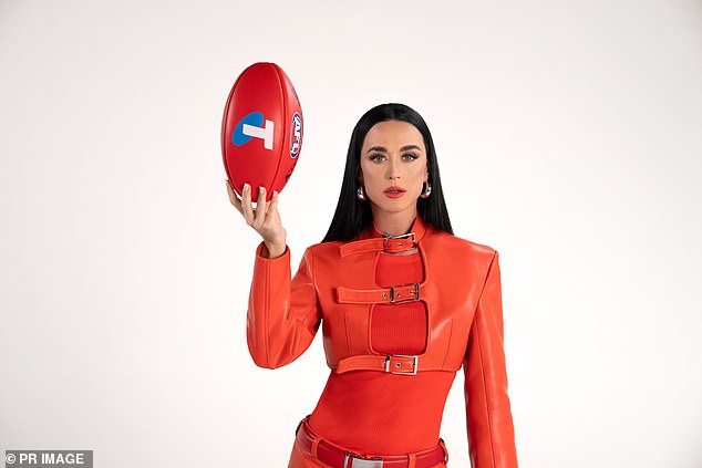 It appears that Katy Perry (pictured) and the AFL have had a falling out over the songs the American pop star would sing at the upcoming Grand Final