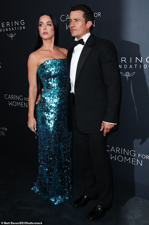 Katy Perry and Orlando Bloom stole the show with their playful and loving performance at the Kering Foundation's Caring for Women dinner on Monday