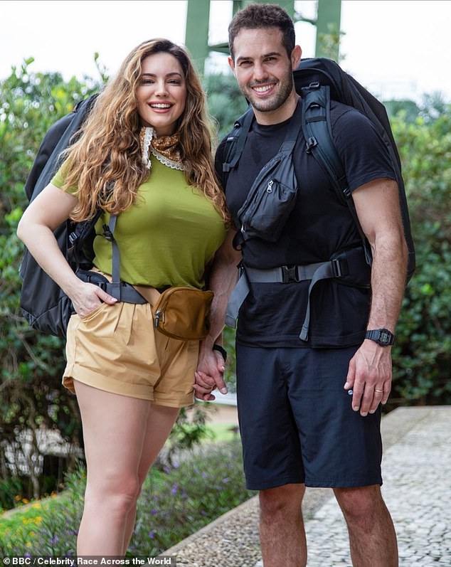 Kelly Brook, 44, and her husband Jeremy Parisi, 39, accidentally checked into a sex hotel during their appearance on Celebrity Race Across The World, Kelly revealed on Saturday