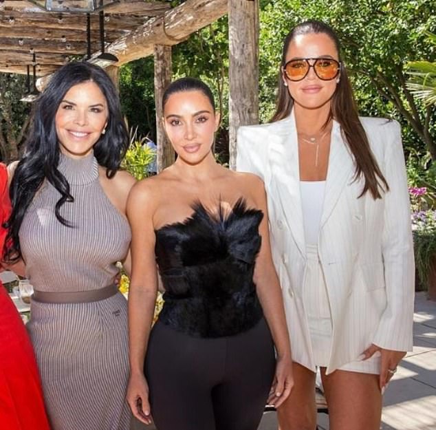 Kim and Khloe Kardashian were good friends with Lauren Sanchez this week. The reality TV stars dressed up for a party to help future Mrs Jeff Bezos celebrate the launch of her new book The Fly That Flew To Space