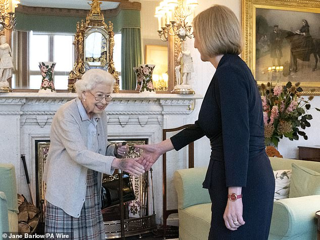 One of the late Queen Elizabeth II's final acts was to welcome new Prime Minister Liz Truss and accept Boris Johnson's resignation. The late Queen Elizabeth II shakes hands with new Prime Minister Liz Truss on September 6, 2022.