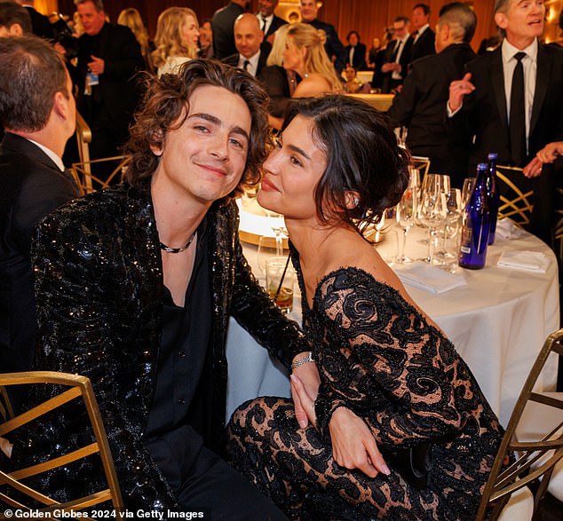 This comes after reports that Kylie is becoming 'incredibly distant' from her immediate circle and prefers to spend all her time with her boyfriend Timothée Chalamet, 28; seen in January