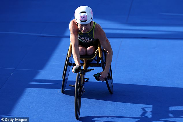 Lauren Parker has won the Paralympic Games after winning the triathlon