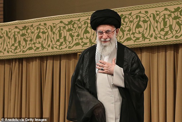 Iranian Supreme Leader Ayatollah Ali Khamanei attends the memorial ceremony on September 25, 2024. Former President Donald Trump was informed by intelligence officials on Tuesday that Iran has made credible attempts on his life and is likely to continue to do so