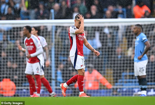 Leandro Trossard controversially sent off against Man City as he