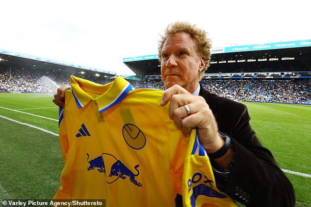 Will Ferrell was present when Leeds United lost 1-0 to Burnley