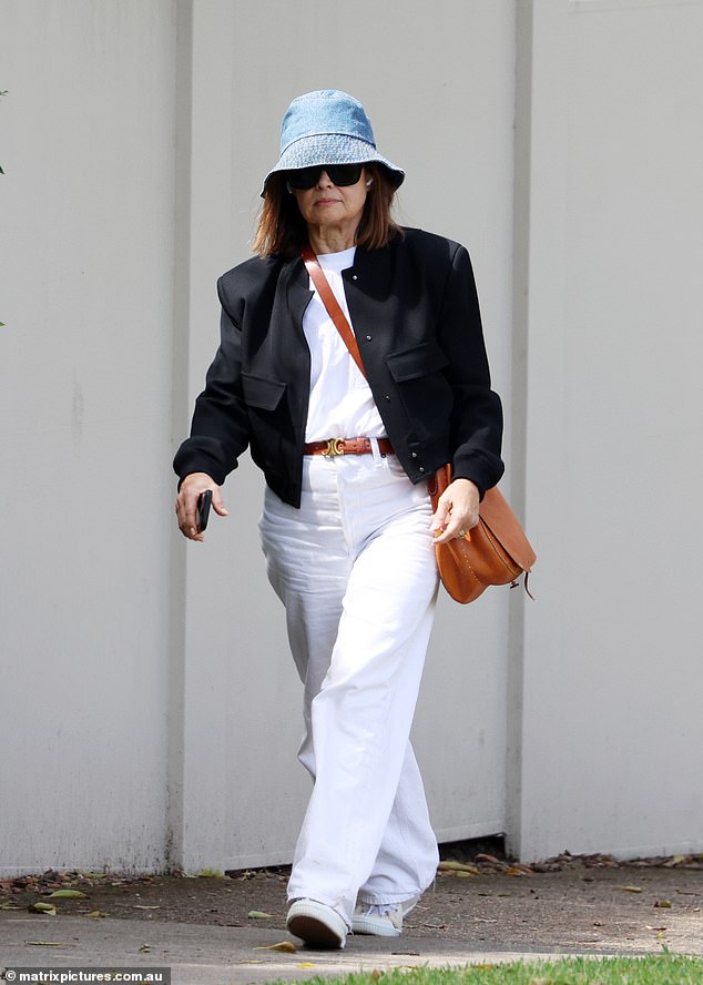 Lisa Wilkinson (pictured) went incognito during a low-key outing on Saturday