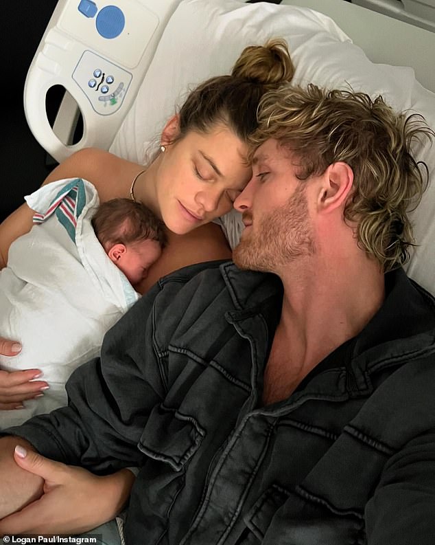 Logan Paul and his fiancée Nina Agdal have welcomed their first child together, a daughter named Esmé Agdal Paul