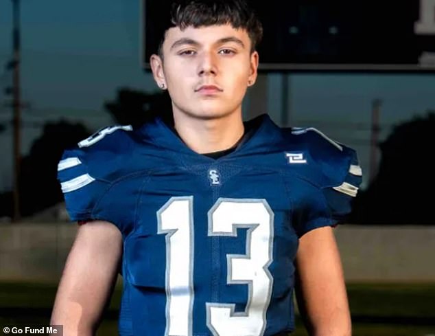 Christopher Garcia, a high school football player in Los Angeles, has died at the age of 16