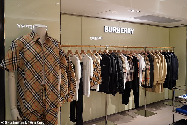 Falling from grace: In another gloomy day for investors, Burberry shares fell 5.2 percent to 604.4p, their lowest level since May 2010