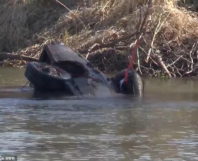 Officials said skeletal remains found in a 1966 Chevrolet Impala submerged in the Pecatonica River belonged to two men who went missing nearly 50 years ago