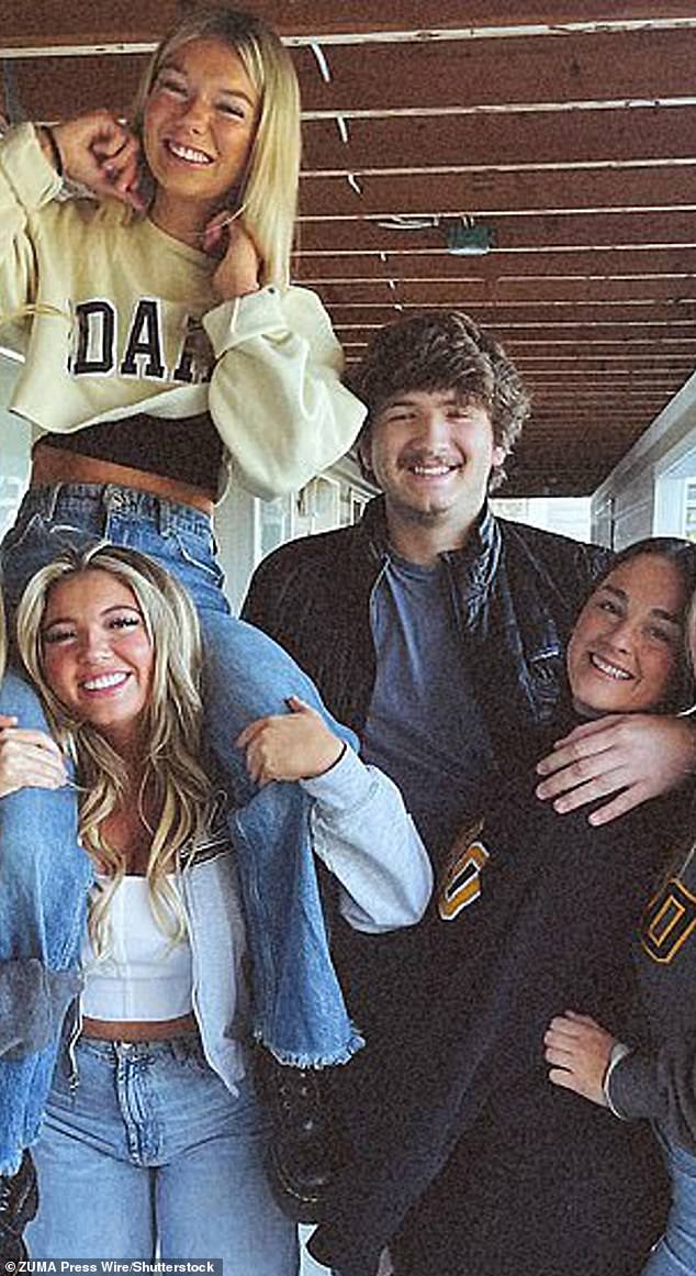 University of Idaho students, pictured left to right, Kaylee Goncalves, Madison Mogen, Ethan Chapin and Xana Kernodle were stabbed to death in their off-campus home