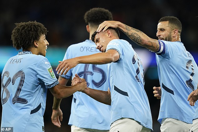 Manchester City secured their place in the Carabao Cup with a 2-1 win over Watford