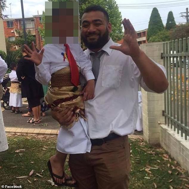 A man has been charged with murder after allegedly stabbing Sitaleki 'Leki' Filihiahekava, 32 (pictured), to death outside a Guzman y Gomez store in central Sydney