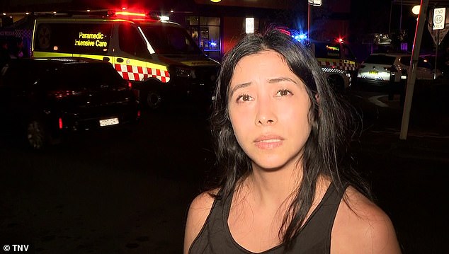 A witness, named Karen (pictured), said she was shocked by the violence as Australia is known as a 'safe country'.