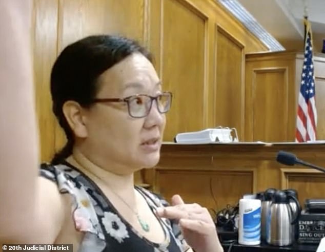 During the trial of Ahmad Al Aliwi Alissa, pharmacist Sarah Chen, pictured here, said she heard comments while hiding with her colleagues at the pharmacy counter