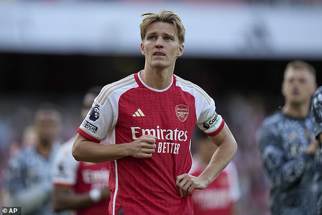 Arsenal captain Martin Odegaard has given an update on his recovery from an ankle injury