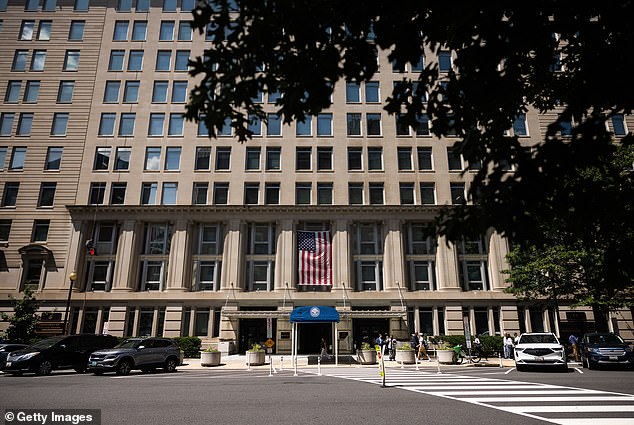 The U.S. Department of Veterans Affairs building is seen on August 21, 2024 in Washington, DC