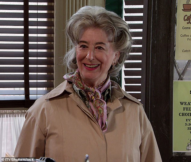 Maureen plays Evelyn Plummer, the long lost grandmother of Tyrone Dobbs (Alan Halsall) in Coronation Street