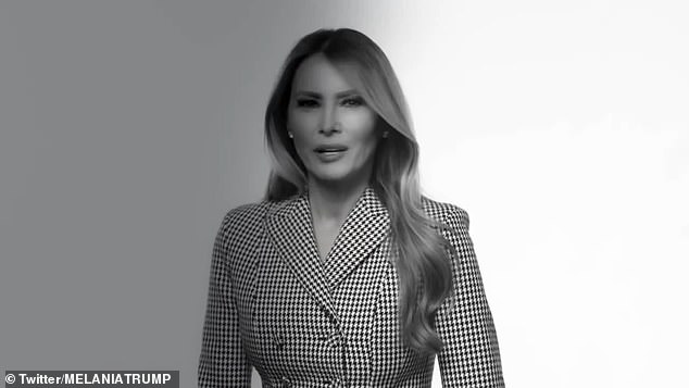 Melania Trump has released a dramatic video to promote her upcoming memoir