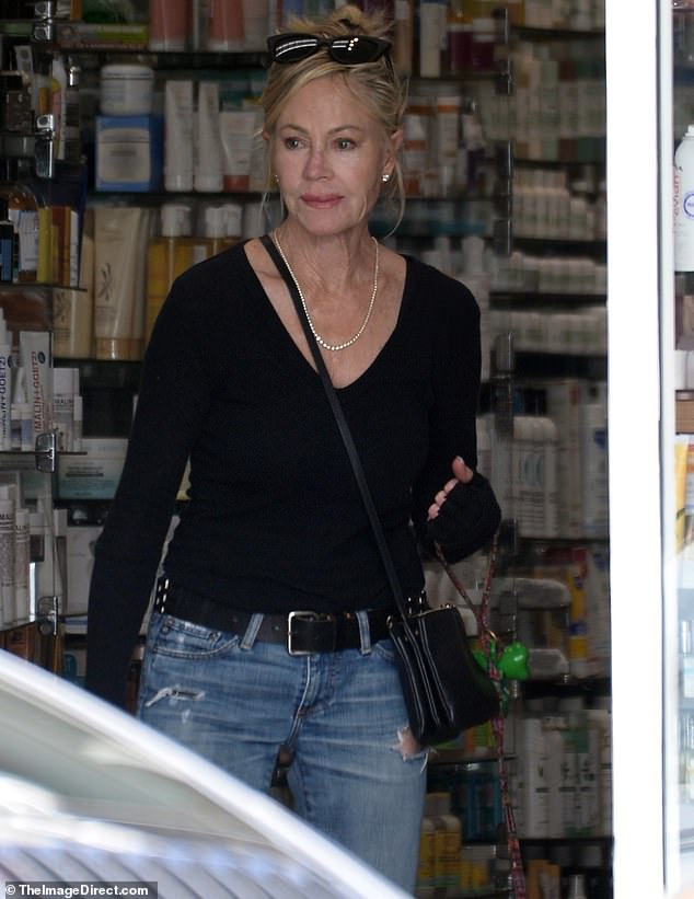 Melanie Griffith was spotted in the Larchmont neighborhood of Los Angeles on Thursday with her daughter Stella Banderas