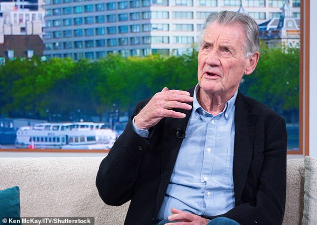 Michael Palin has heartbreakingly admitted that his late wife Helen Gibbins' clothes are still 'in the closet' because they make him feel 'she's still here'