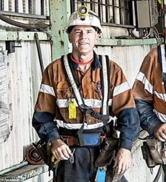 Craig Hugo, 59, fell 400 metres to his death on Tuesday while carrying out renovation work at the top of a disused mine shaft in Ellalong, in the Hunter region of New South Wales.