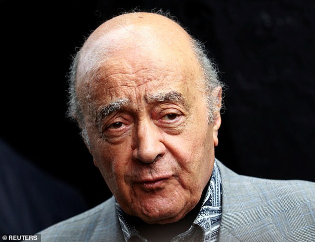 Late billionaire Mohamed Al Fayed has been described as 'a monster' amid claims he raped multiple women who worked for him at Harrods