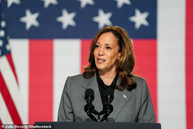 Kamala Harris attempted an impersonation of her election rival Donald Trump during a speech in Georgia on Friday