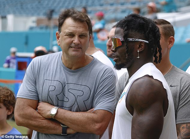 Tyreek Hill's (right) officer Drew Rosenhaus said his client did not deserve to be handcuffed