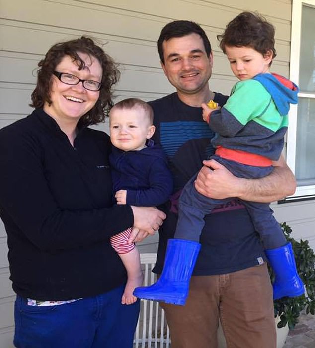 The Blue Mountains mother accused of murdering her two sons exchanged loving messages with their father in the hours before the boys' alleged killings. Trish and Nick Smith are pictured with sons Ben and Russell