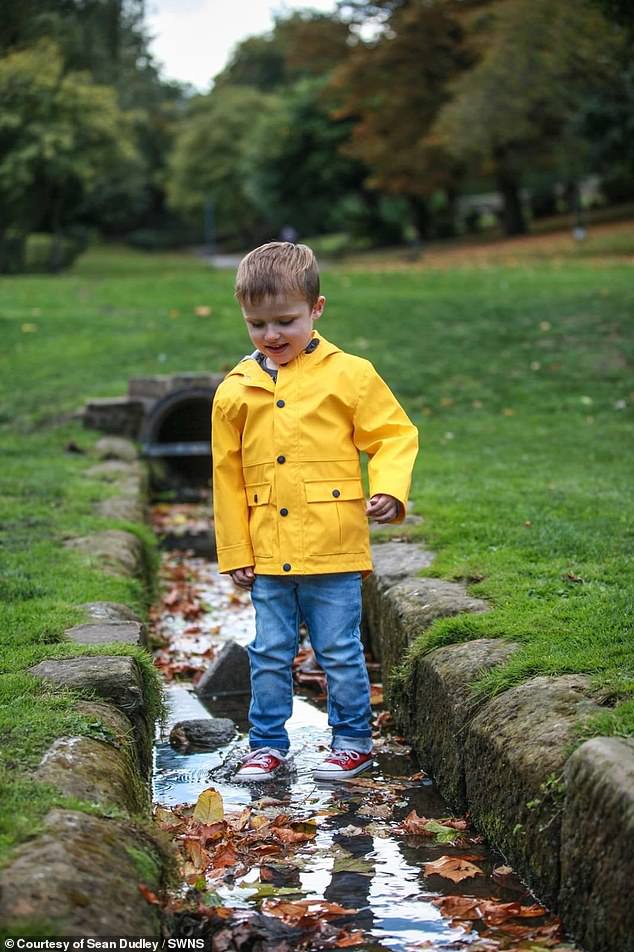 Jayden Skidmore began having difficulty walking at age three, and by age four he could not walk very far without falling.