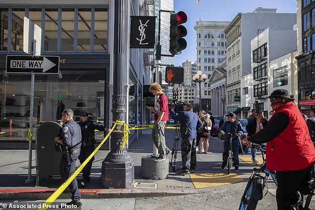 Pearsall and the suspect faced off in Union Square in San Francisco on Saturday