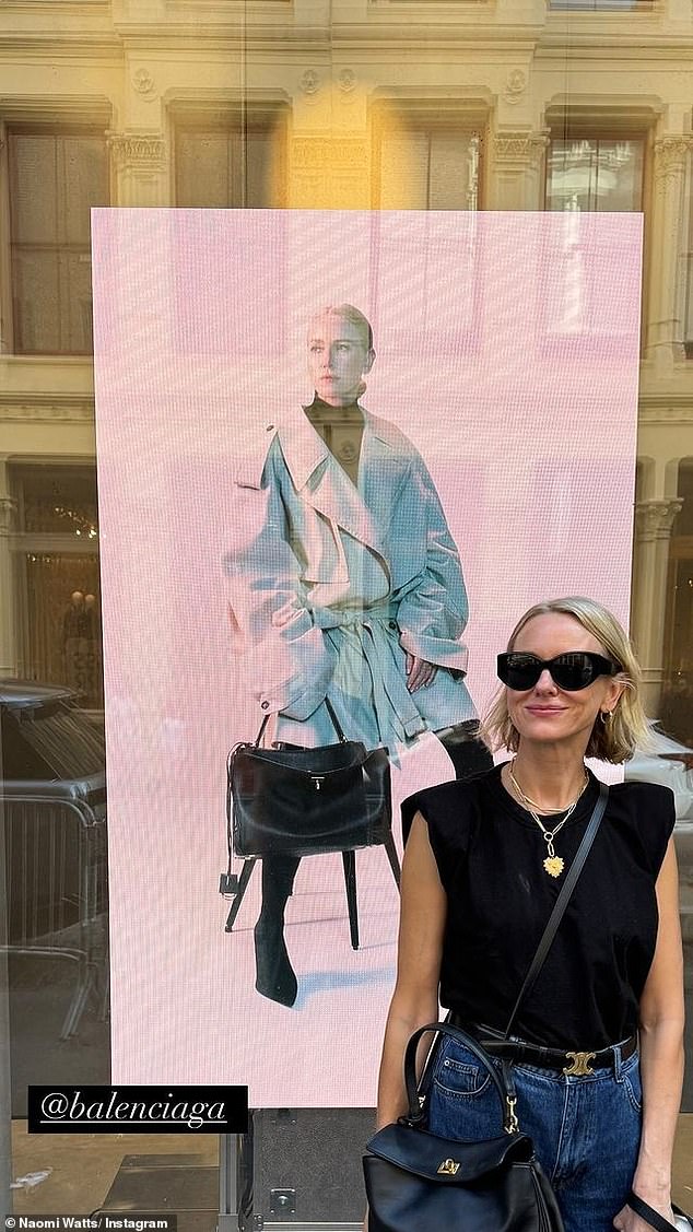 The 55-year-old British-Australian actress shared a sweet photo of herself and the 17-year-old strolling in New York City on her Instagram Stories over the weekend