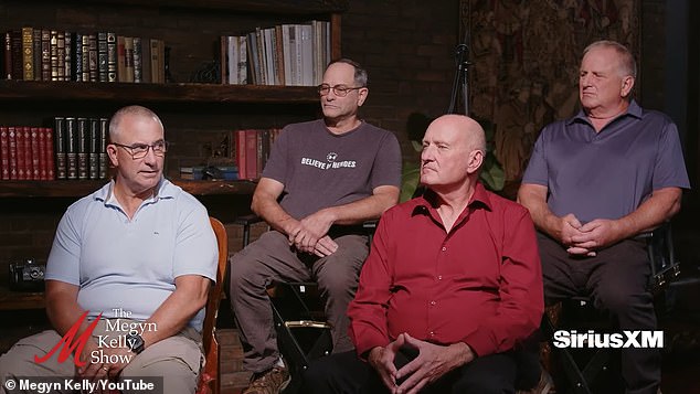 Pictured: L-R, Paul Herr, Rodney Tow, Tom Behrends and Tom Schilling. September 2, 2024: The Megyn Kelly Show