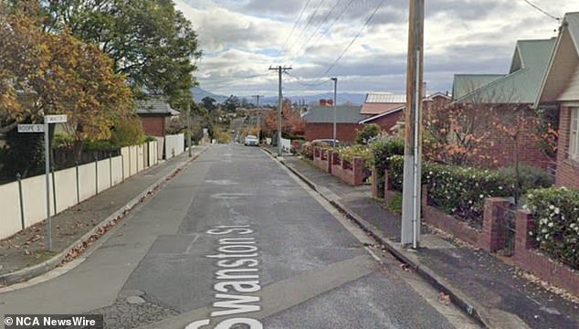 A died after being found unconscious on Swanson Street, in New Town, Hobart in the early hours of Friday morning