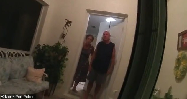 Newly surfaced police footage shows North Port police at Brian Laundrie's Florida home asking parents Christopher and Roberta for help in their search for Gabby Petito in 2021