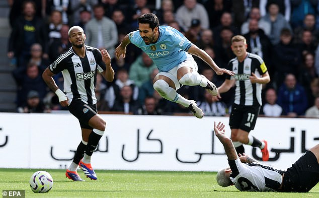 Manchester City and Newcastle shared the win in an entertaining match at St James' Park