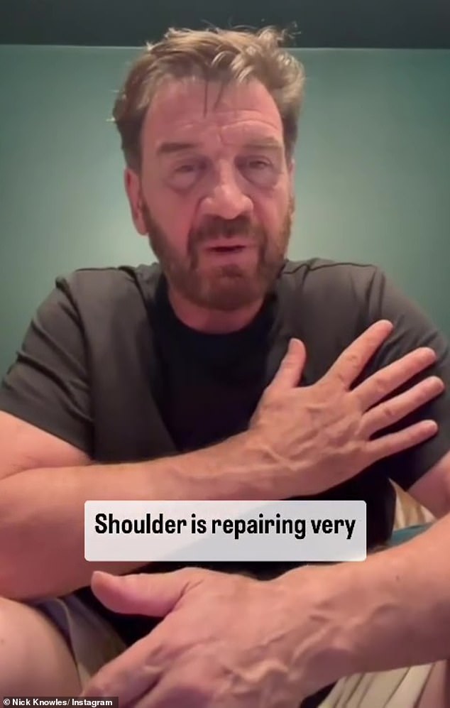 Nick Knowles has given Strictly fans an update as his arm injury continues to threaten his future in the BBC dancing competition