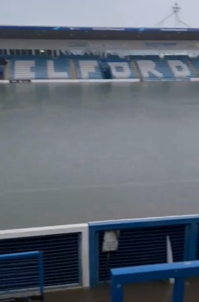 AFC Telford has urged fans to help after their stadium was flooded