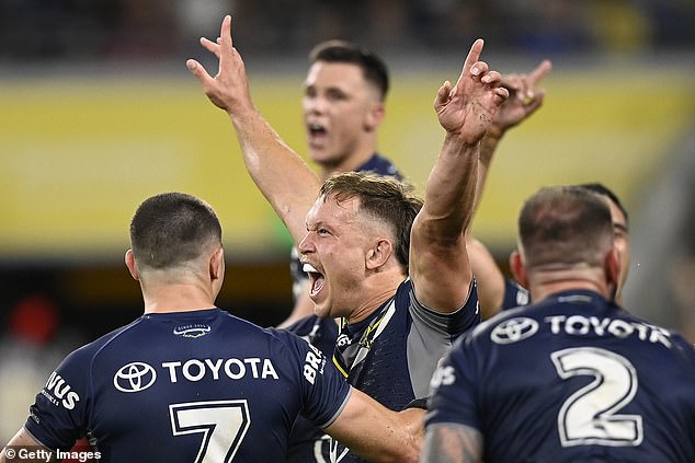 Cowboys came from behind to beat Knights 28-16 in an elimination final on Saturday