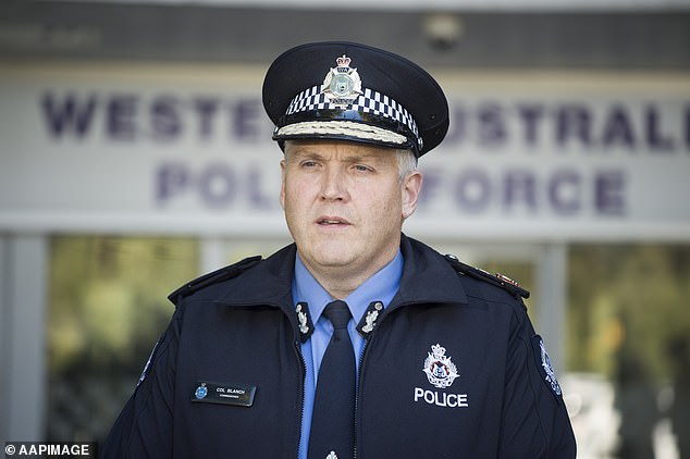 Western Australia Police Chief Colonel Blanch said his officers were in contact with Border Force personnel to find out why the detective was detained at Perth International Airport.