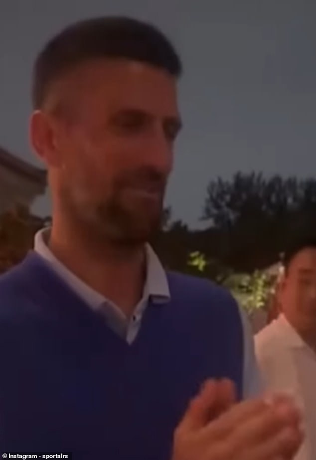 Novak Djokovic apologized to fans in China after accidentally ignoring some at the airport